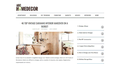 Desktop Screenshot of abchomedecor.com
